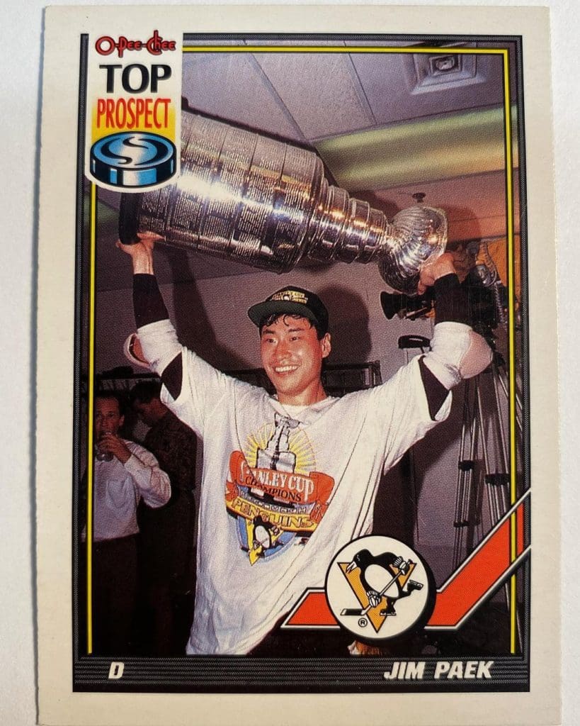 25 mai 1991 : Jim Paek devient le premier joueur d’origine asiatique à remporter la Coupe Stanley