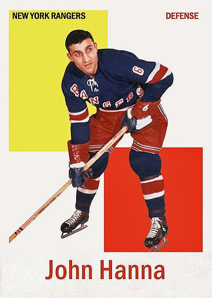 October 8, 1958: John Hanna First Player of Middle Eastern Descent to Play in NHL