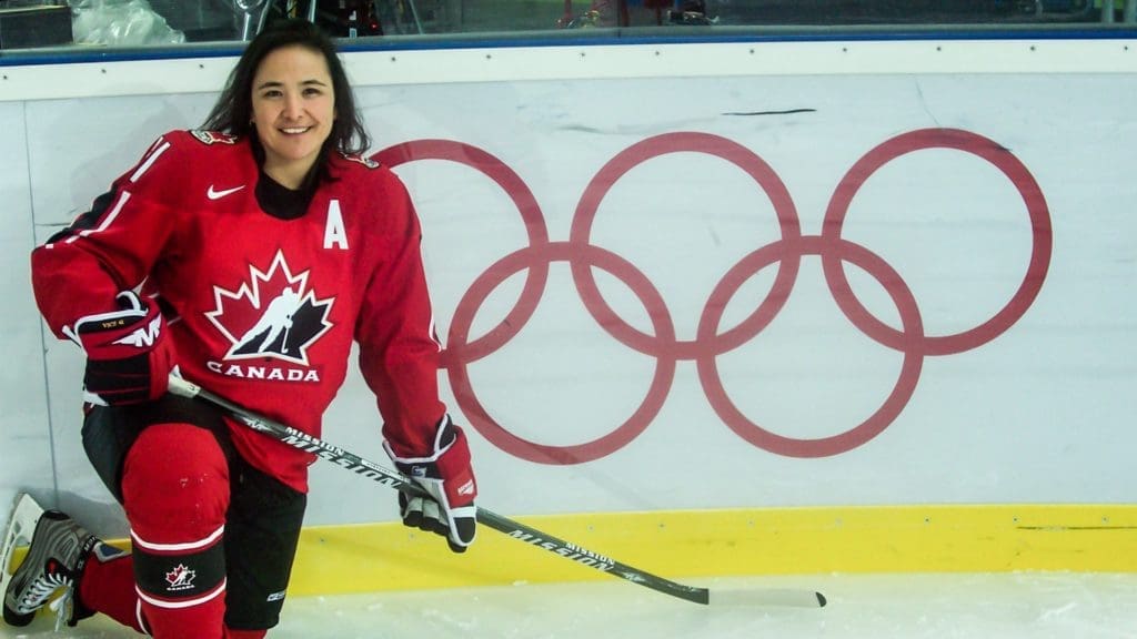 February 21, 2002: Vicky Sunohara First Player of Asian Descent to Win Olympic Women’s Hockey Gold