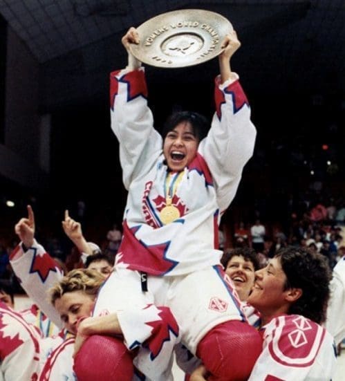 March 1990: Susana Yuen- Star in First Ever Women’s World Hockey Championship, Captures Gold